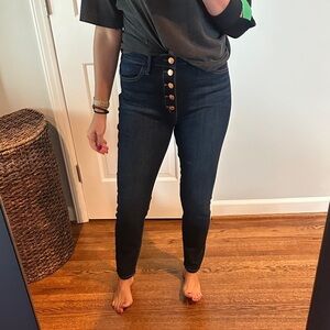 Sam Edelman Dark Indigo High-Rise Jeans